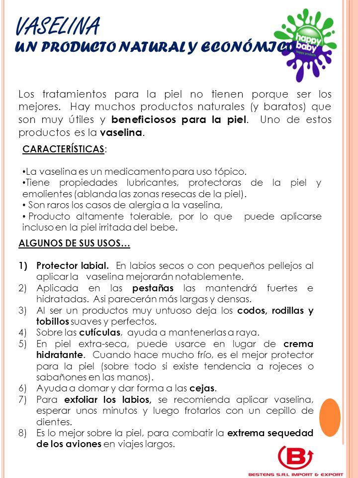 vaselina un producto natural y ECONÓMICO