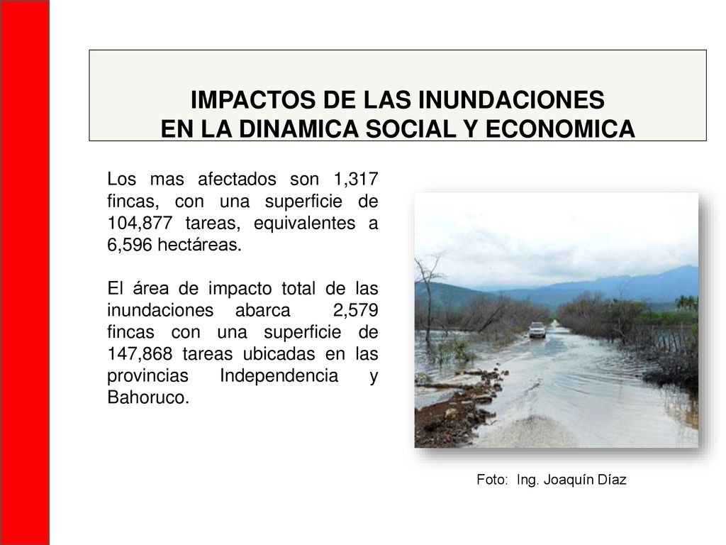 IMPACTOS DE LAS INUNDACIONES EN LA DINAMICA SOCIAL Y ECONOMICA