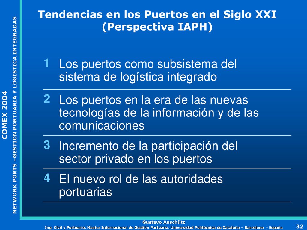 Tendencias en los Puertos en el Siglo XXI (Perspectiva IAPH)
