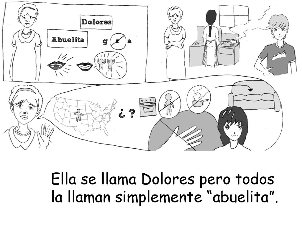 Ella se llama Dolores pero todos la llaman simplemente abuelita .