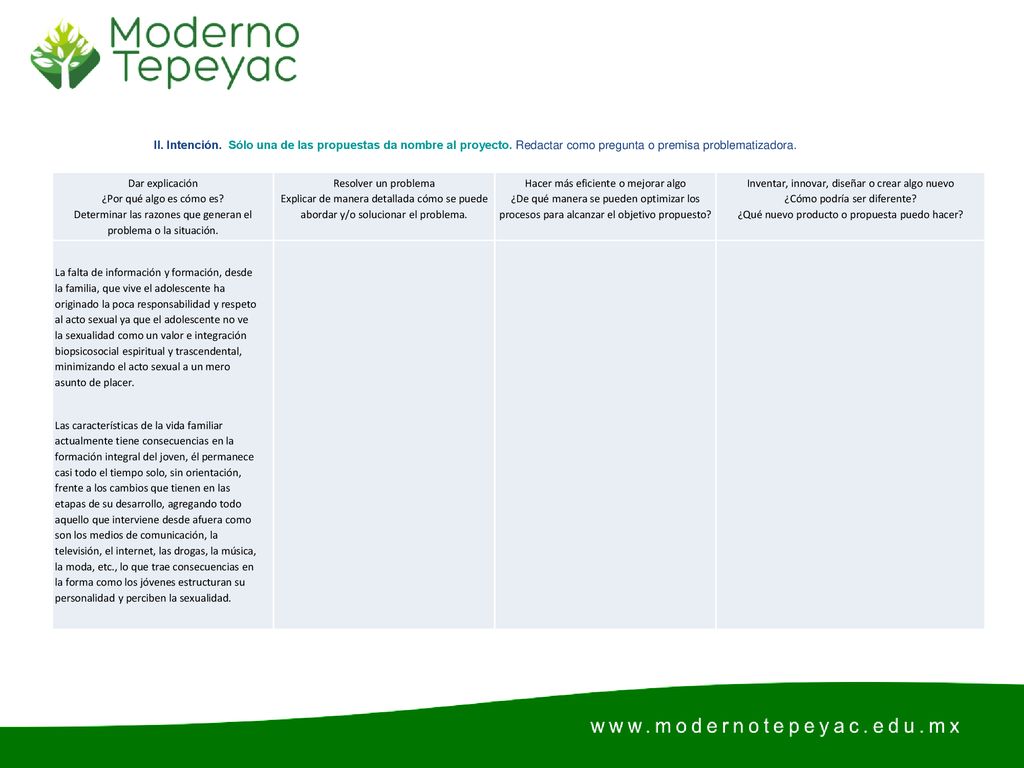 Determinar las razones que generan el problema o la situación.