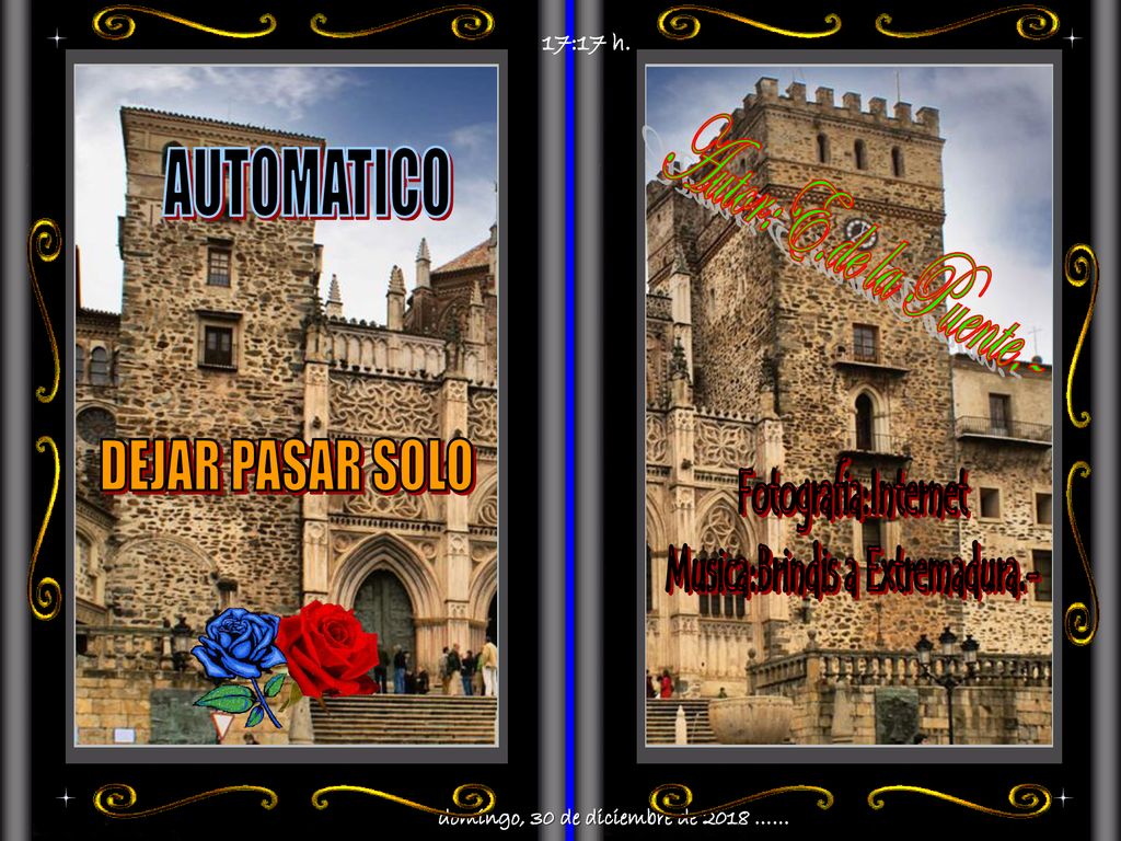 Musica:Brindis a Extremadura.- domingo, 30 de diciembre de 2018 ……