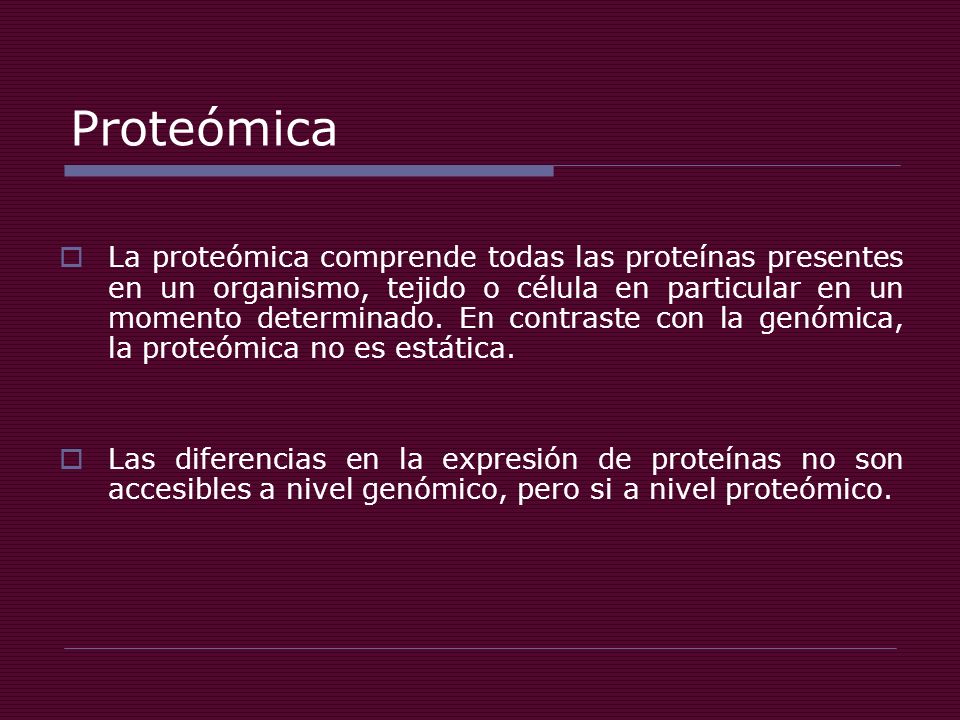 Proteómica