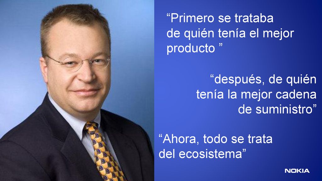 Primero se trataba de quién tenía el mejor producto