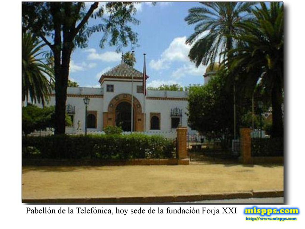 Pabellón de la Telefónica, hoy sede de la fundación Forja XXI