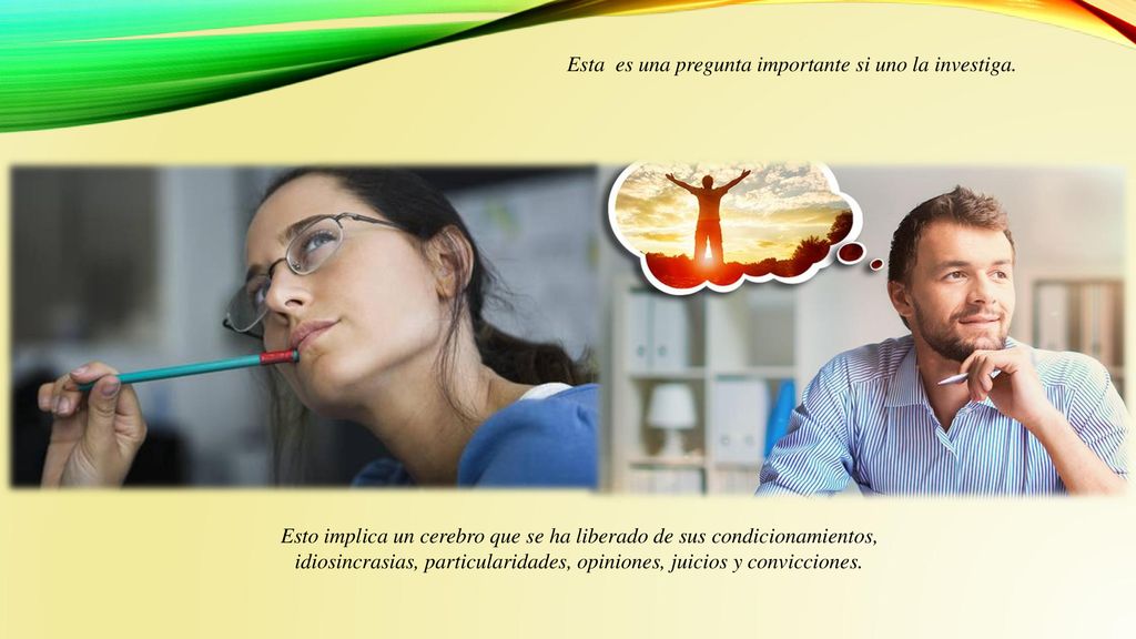 Esta es una pregunta importante si uno la investiga.