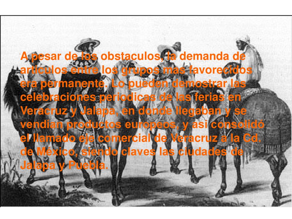 A pesar de los obstaculos, la demanda de articulos entre los grupos mas favorecidos era permanente.