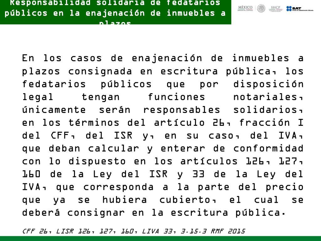 Responsabilidad solidaria de fedatarios públicos en la enajenación de inmuebles a plazos