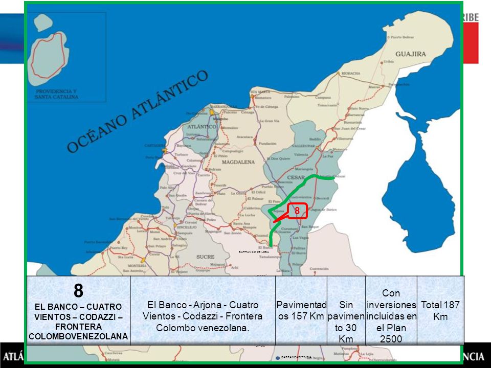 EL BANCO – CUATRO VIENTOS – CODAZZI – FRONTERA COLOMBOVENEZOLANA
