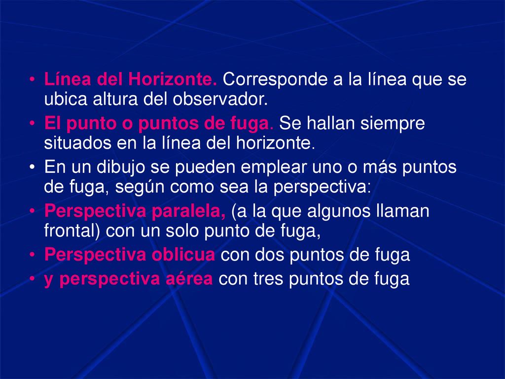 Línea del Horizonte. Corresponde a la línea que se ubica altura del observador.