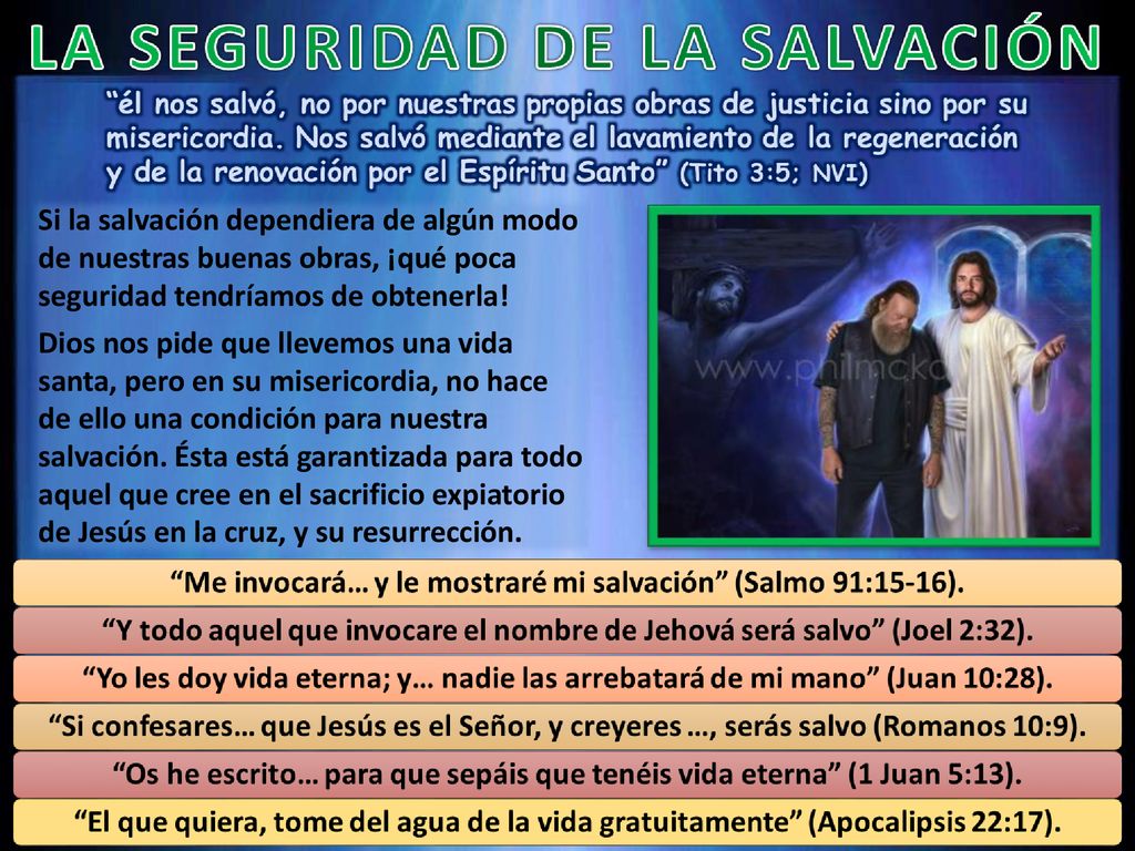 Si la salvación dependiera de algún modo de nuestras buenas obras, ¡qué poca seguridad tendríamos de obtenerla!