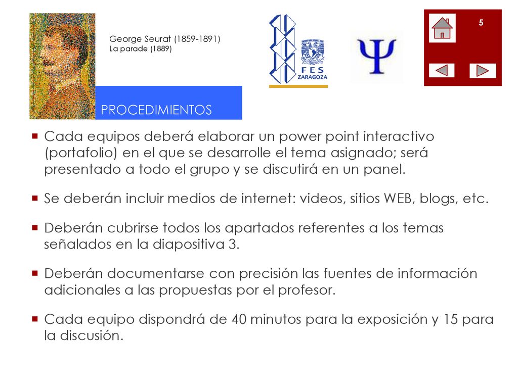 Se deberán incluir medios de internet: videos, sitios WEB, blogs, etc.