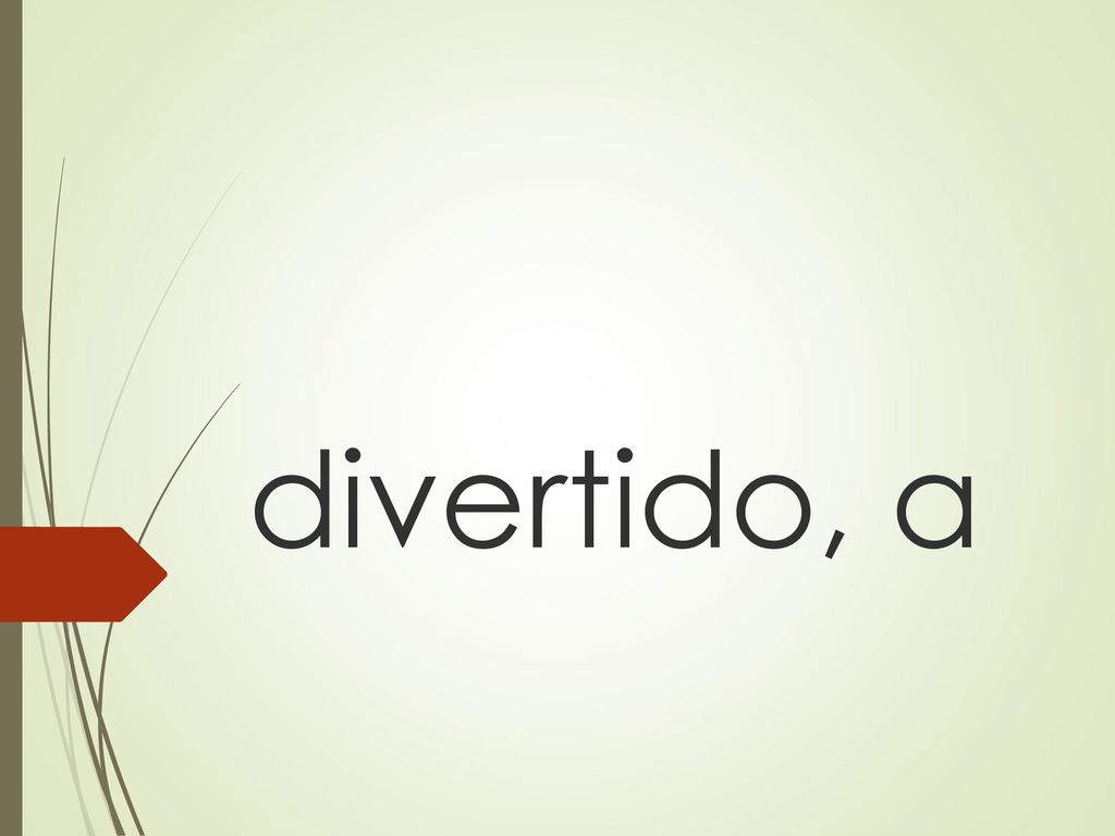 divertido, a