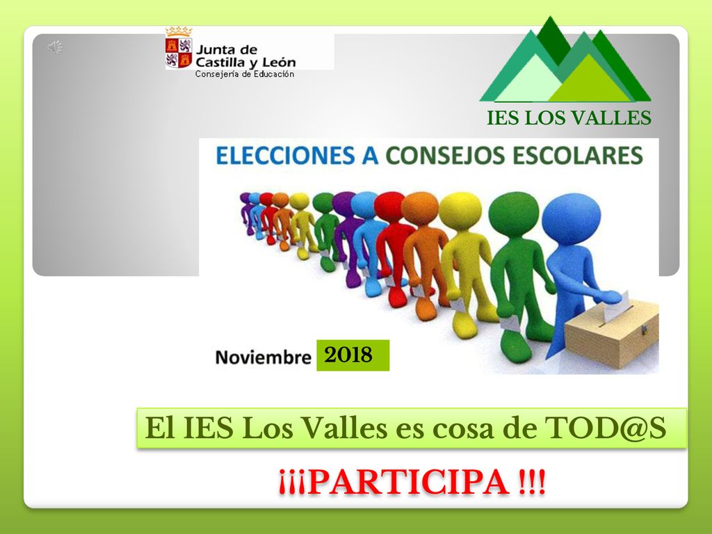 ¡¡¡PARTICIPA !!! El IES Los Valles es cosa de 2018