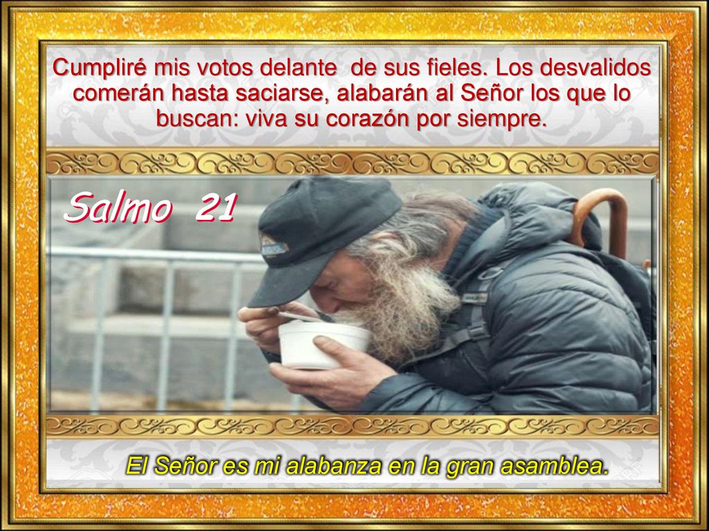 El Señor es mi alabanza en la gran asamblea.