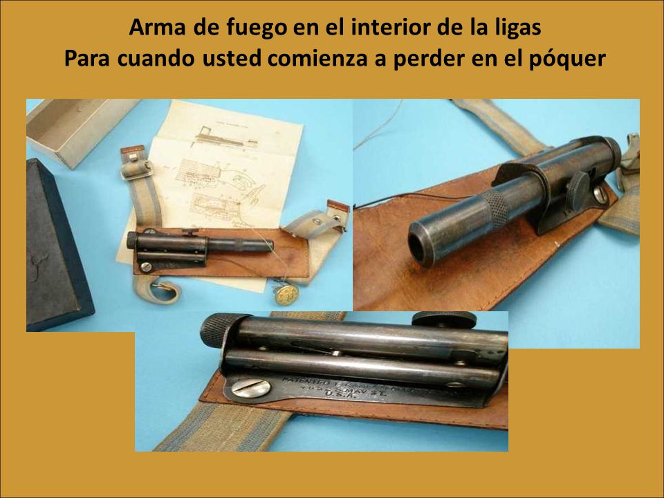 Arma de fuego en el interior de la ligas Para cuando usted comienza a perder en el póquer