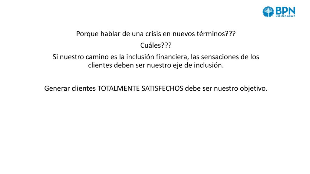 Porque hablar de una crisis en nuevos términos Cuáles