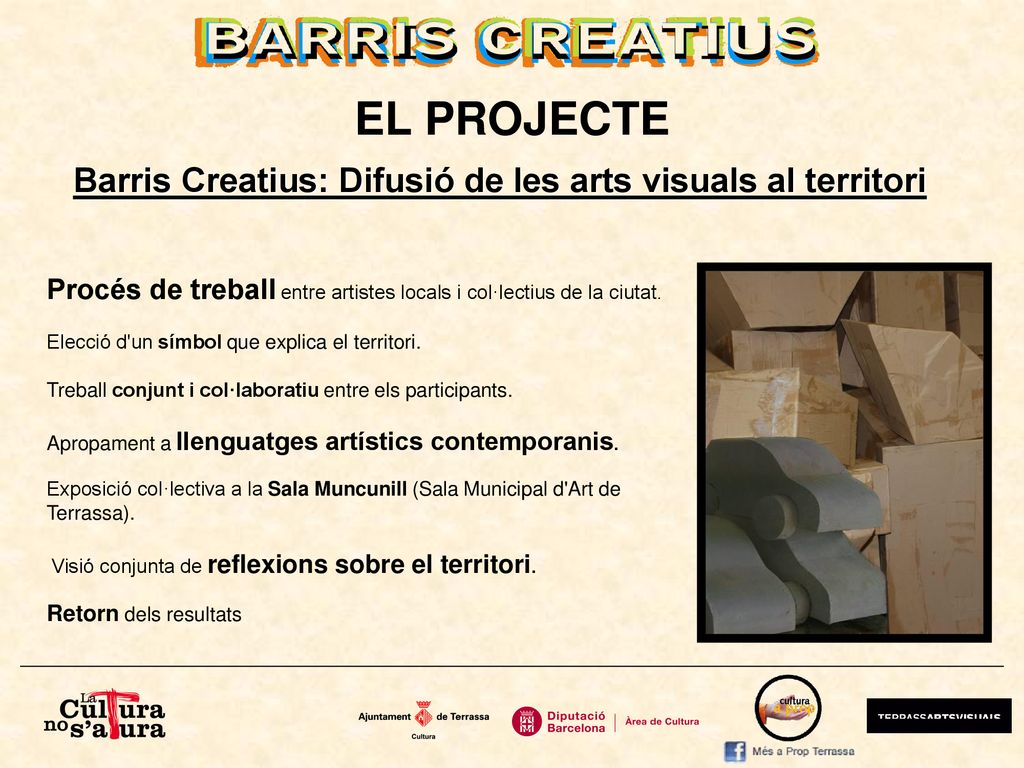 Barris Creatius: Difusió de les arts visuals al territori