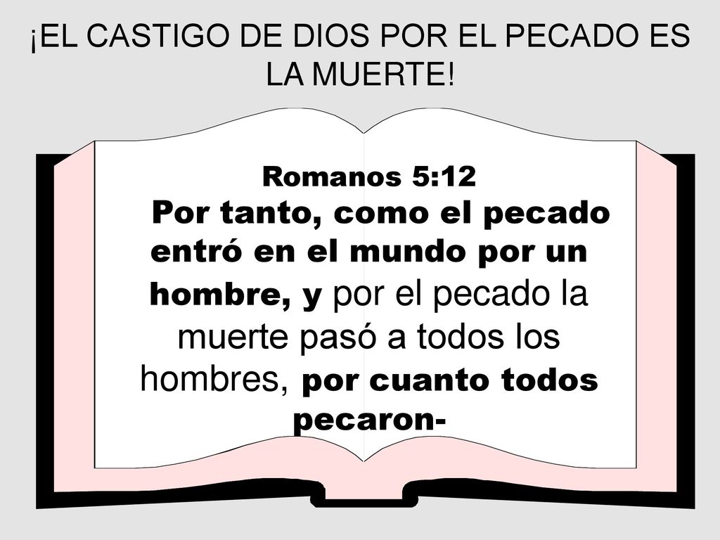 ¡EL CASTIGO DE DIOS POR EL PECADO ES LA MUERTE!