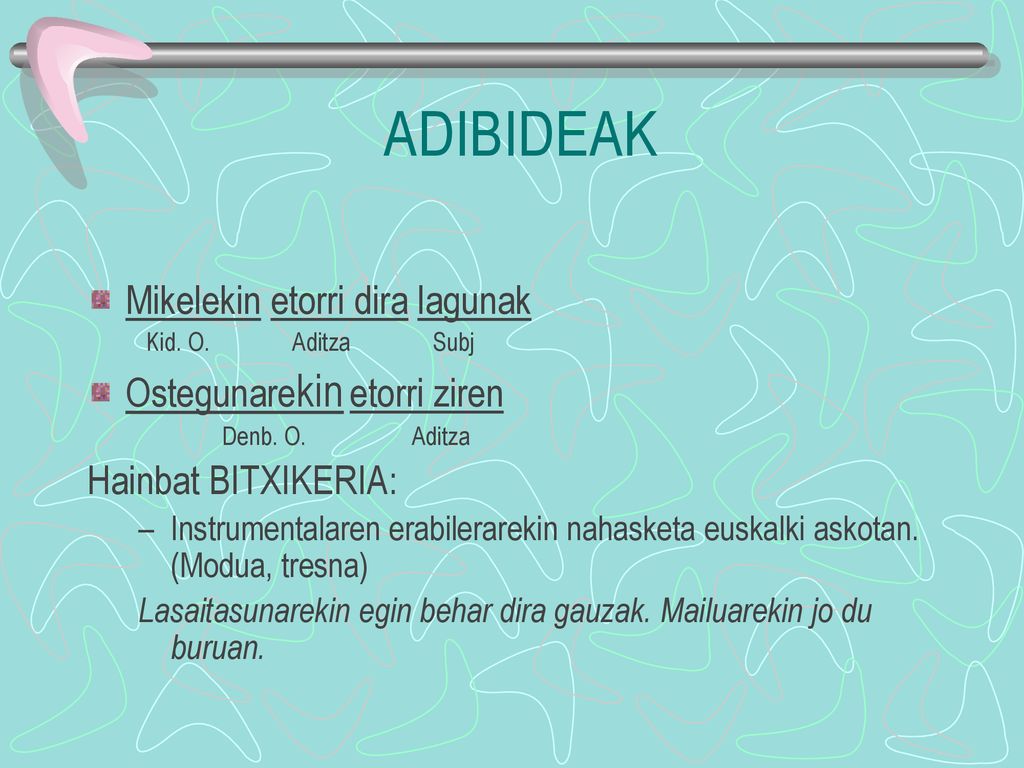 ADIBIDEAK Mikelekin etorri dira lagunak Ostegunarekin etorri ziren