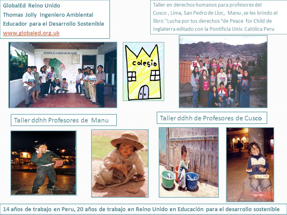 Taller ddhh de Profesores de Cusco Taller ddhh Profesores de Manu