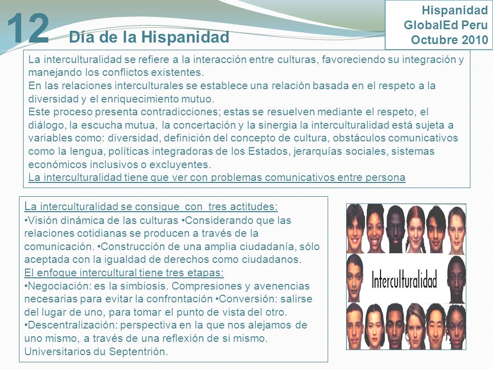 12 Día de la Hispanidad Hispanidad GlobalEd Peru Octubre 2010