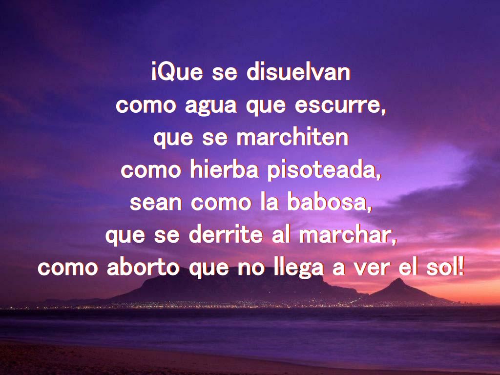 que se derrite al marchar, como aborto que no llega a ver el sol!