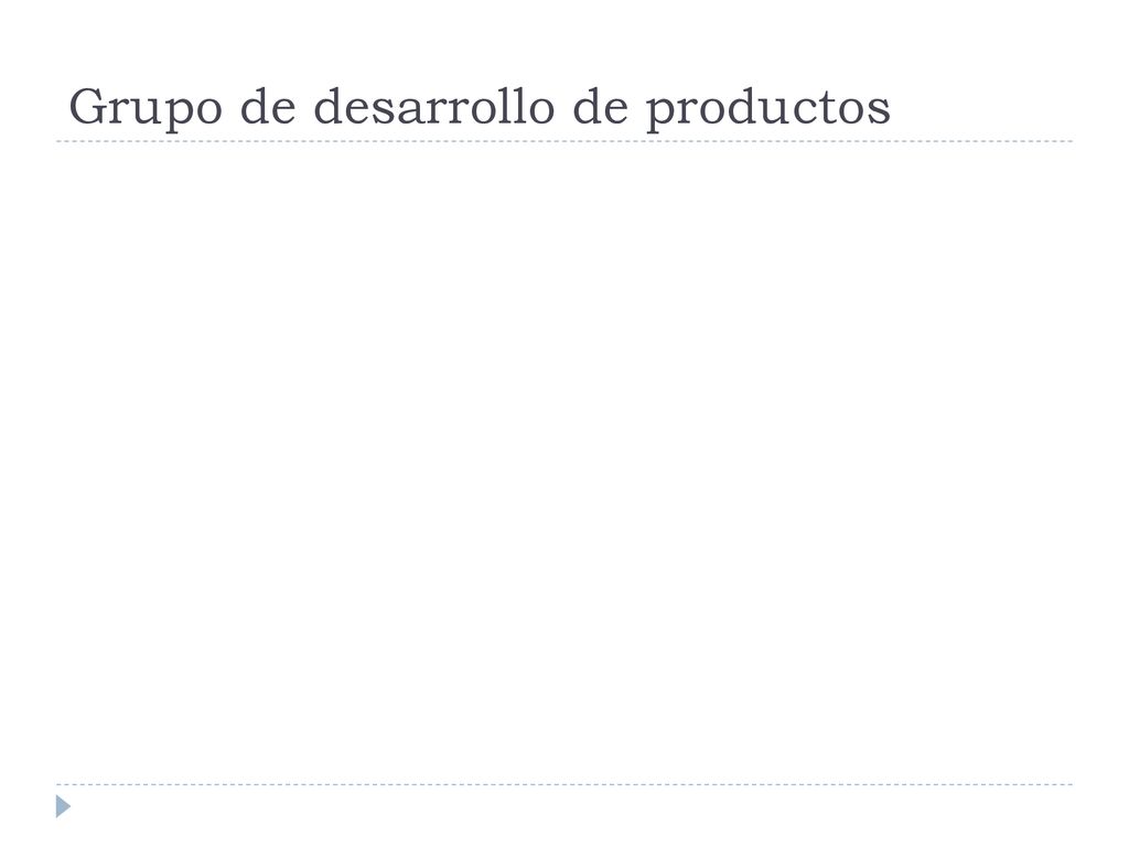 Grupo de desarrollo de productos