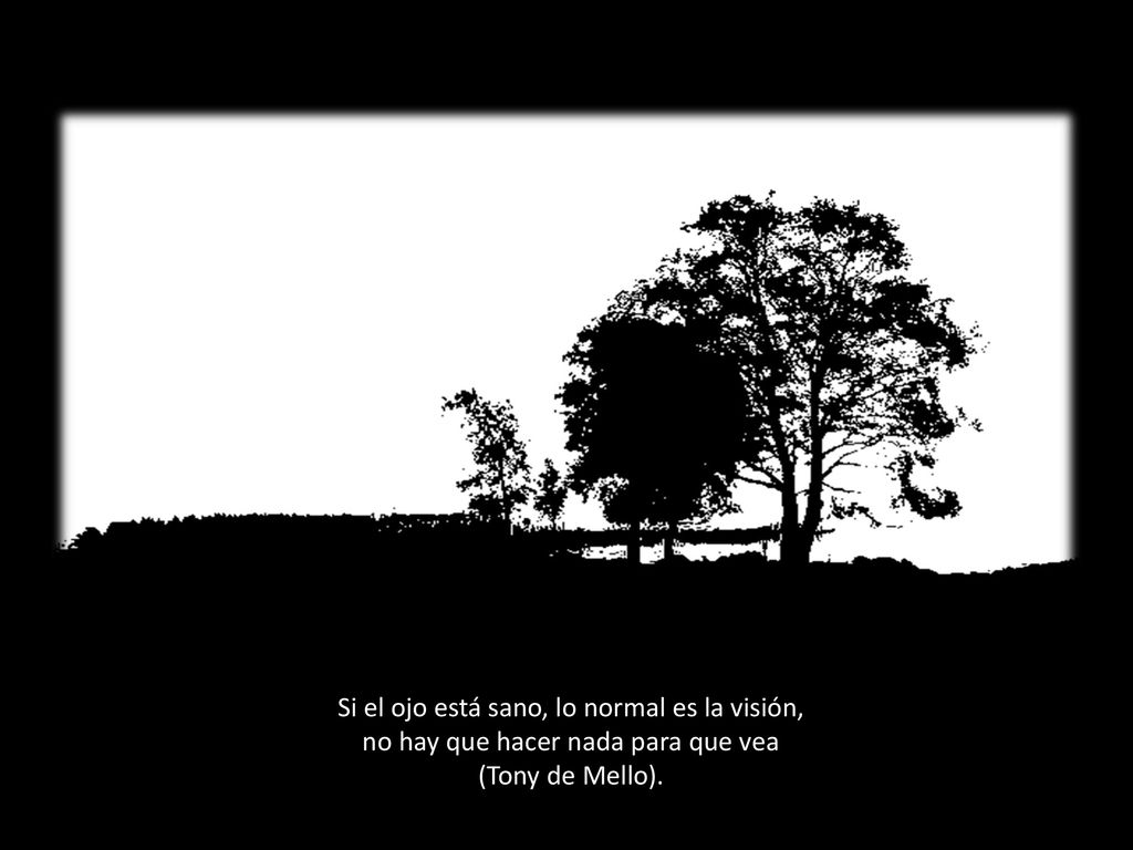 Si el ojo está sano, lo normal es la visión,