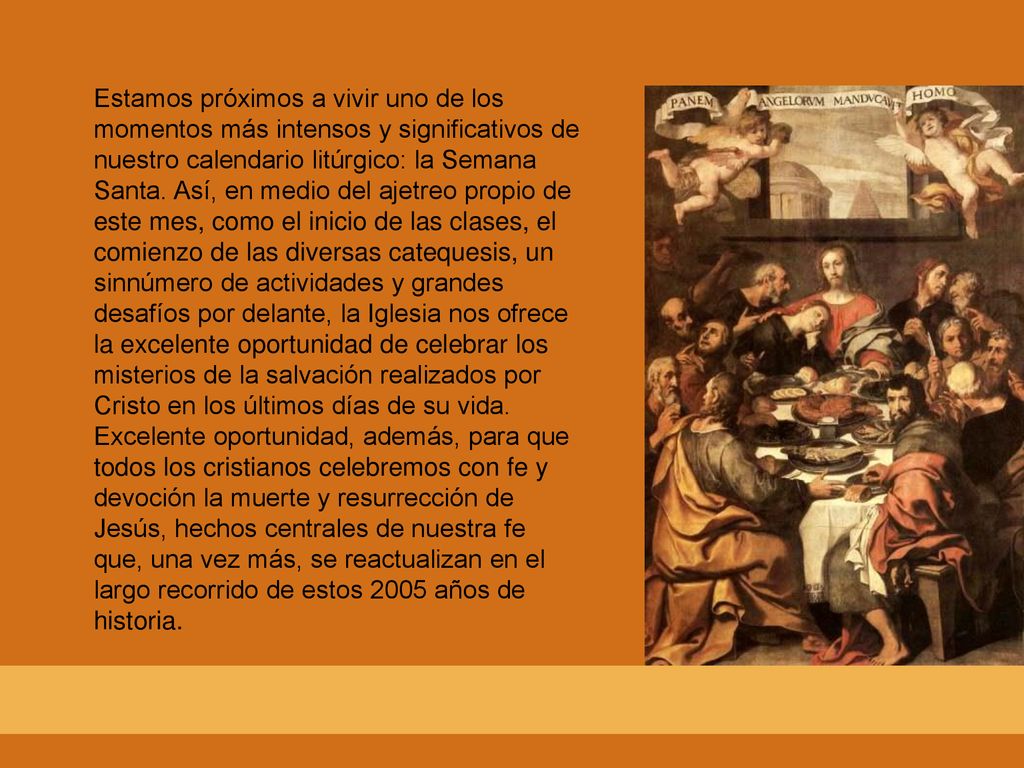Estamos próximos a vivir uno de los momentos más intensos y significativos de nuestro calendario litúrgico: la Semana Santa.