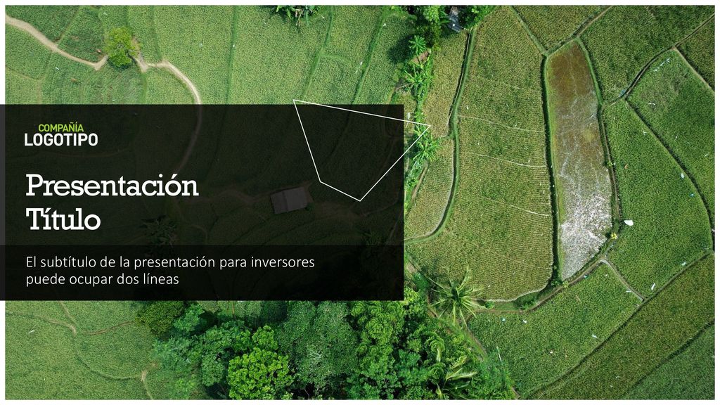 Presentación Título El subtítulo de la presentación para inversores puede ocupar dos líneas