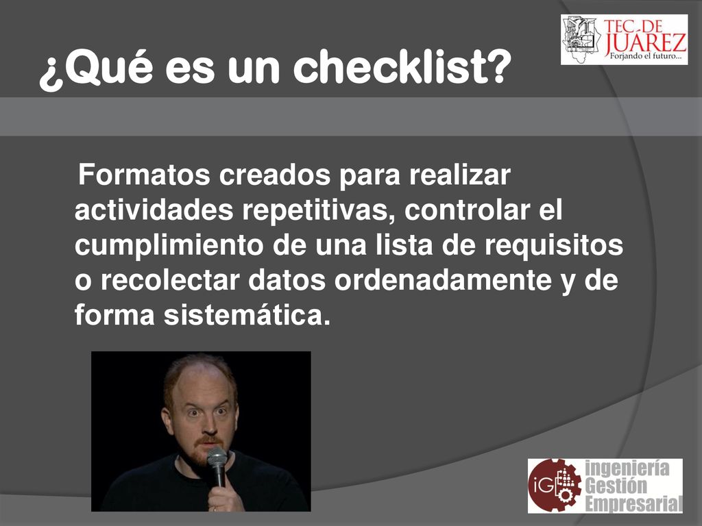 ¿Qué es un checklist