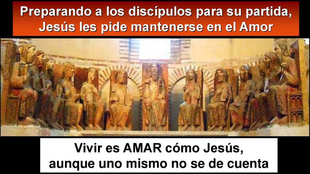 Vivir es AMAR cómo Jesús, aunque uno mismo no se de cuenta