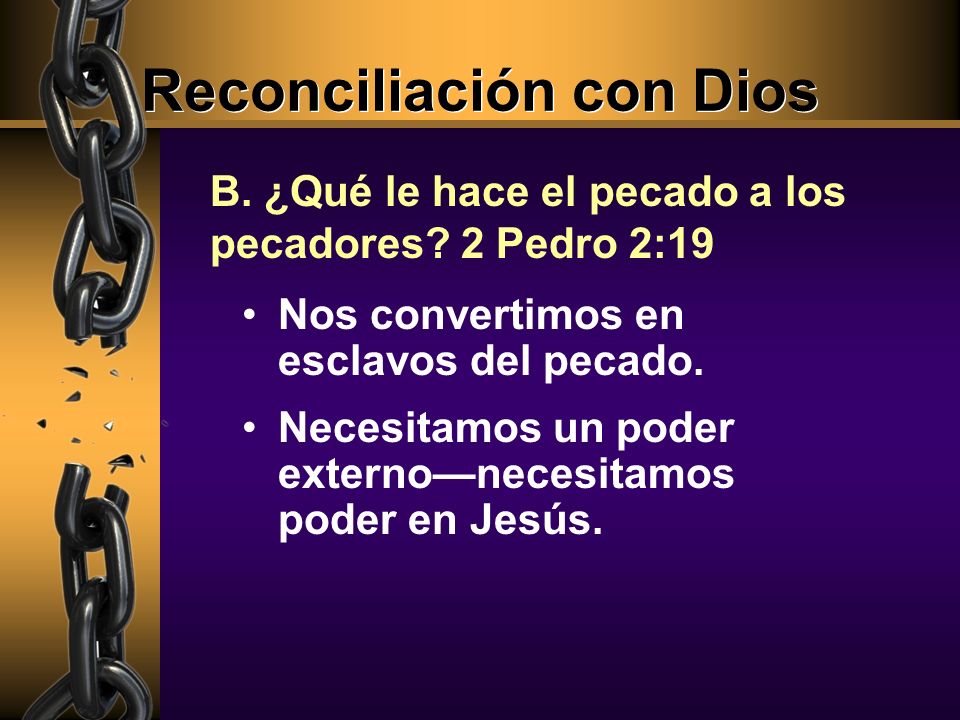 Reconciliación con Dios