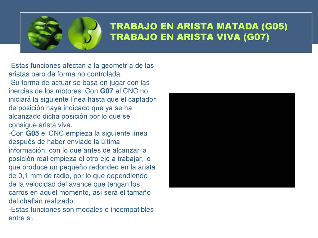 TRABAJO EN ARISTA MATADA (G05) TRABAJO EN ARISTA VIVA (G07)