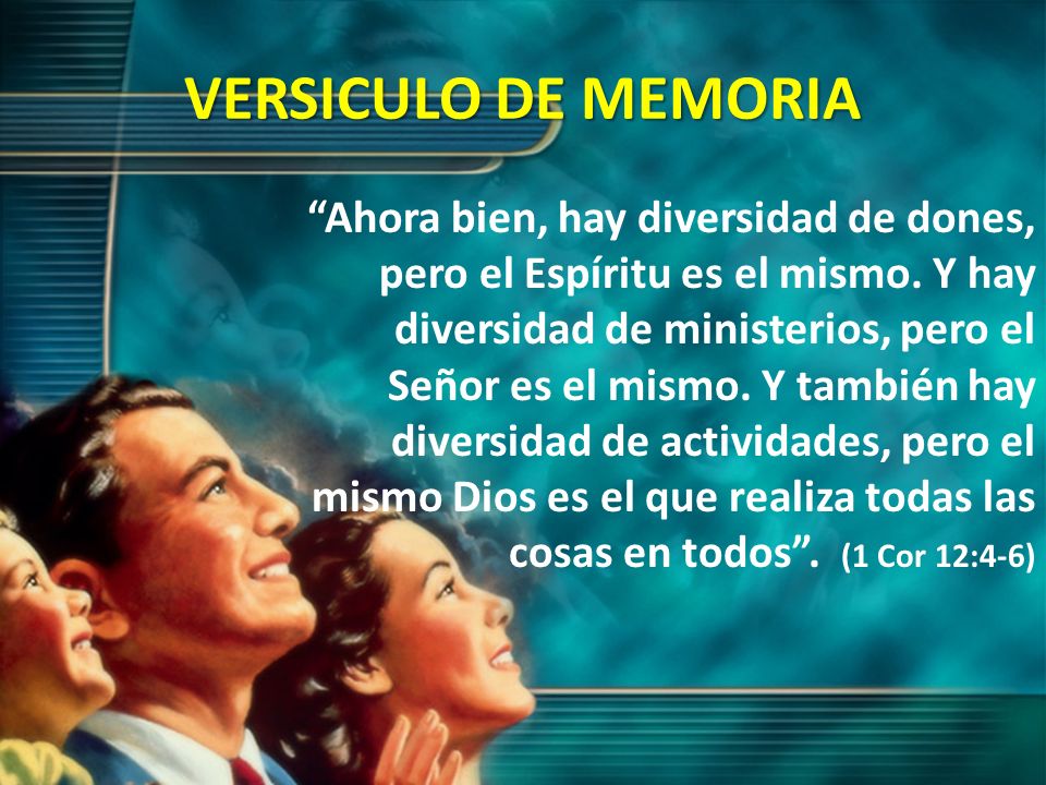 VERSICULO DE MEMORIA
