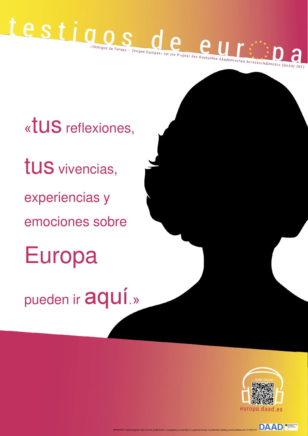 «tus reflexiones, tus vivencias, experiencias y emociones sobre Europa pueden ir aquí.»