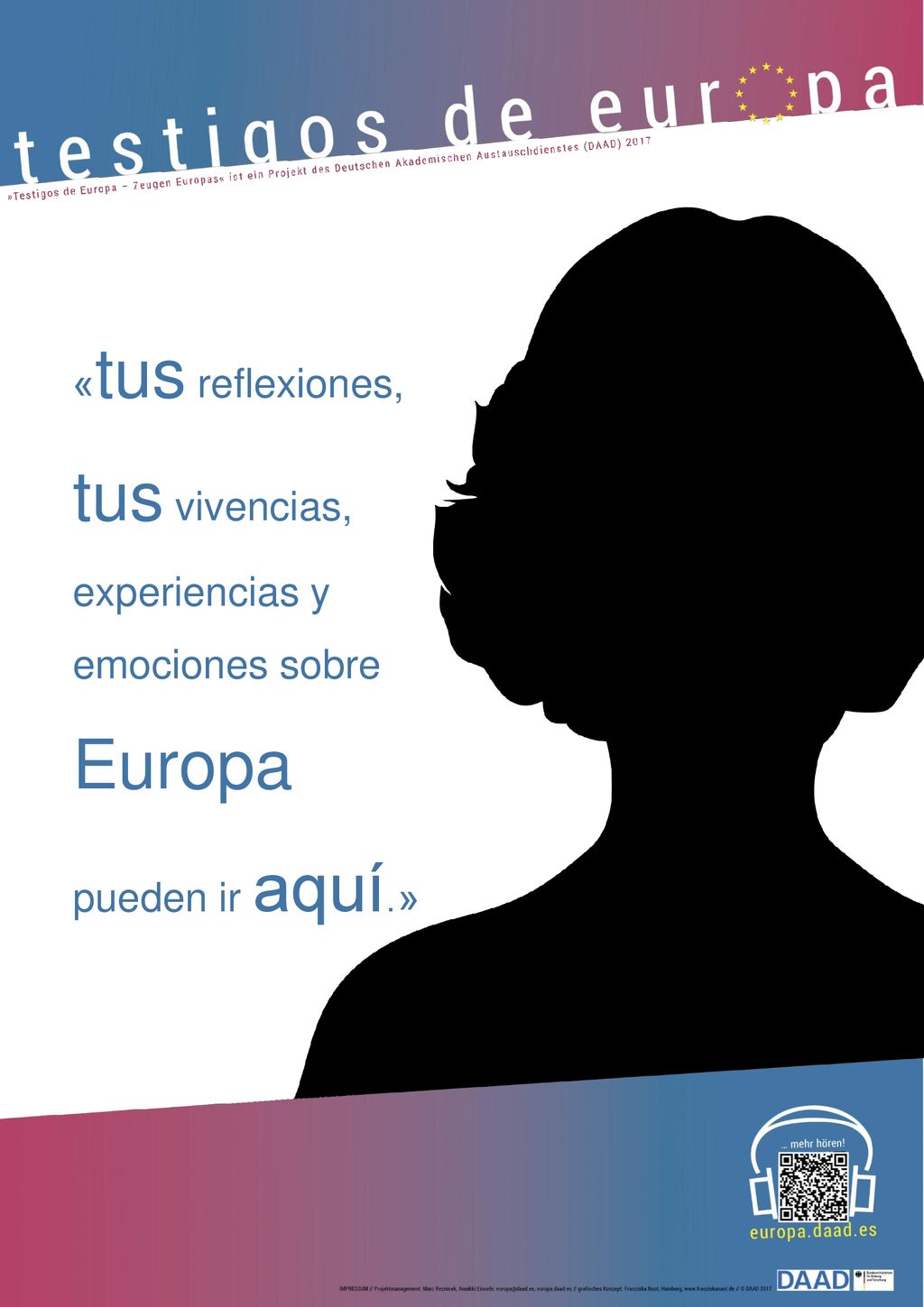 «tus reflexiones, tus vivencias, experiencias y emociones sobre Europa pueden ir aquí.»