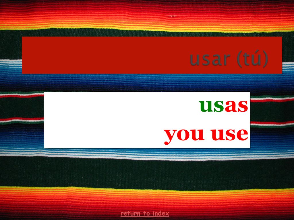 usas you use return to index 27