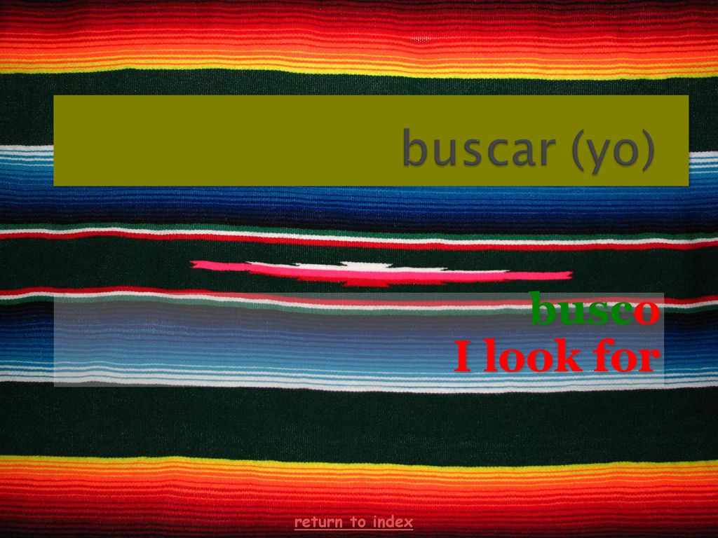 busco I look for return to index 29