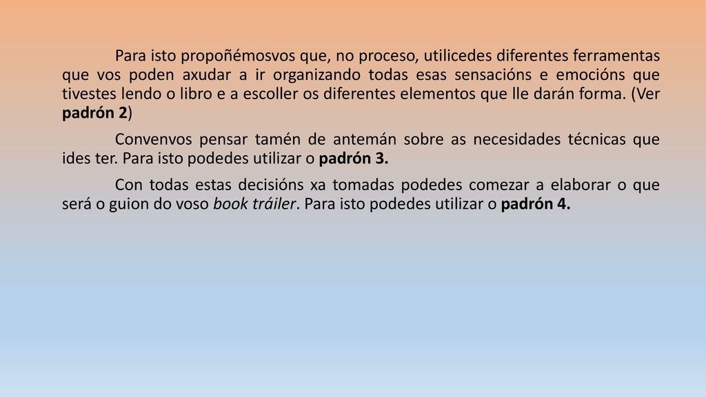 Para isto propoñémosvos que, no proceso, utilicedes diferentes ferramentas que vos poden axudar a ir organizando todas esas sensacións e emocións que tivestes lendo o libro e a escoller os diferentes elementos que lle darán forma.