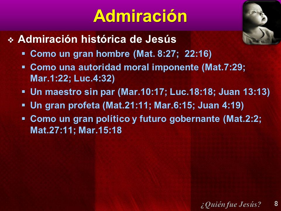Admiración Admiración histórica de Jesús