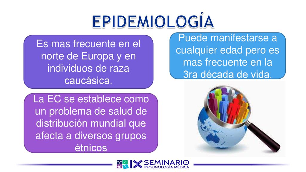 EPIDEMIOLOGÍA Puede manifestarse a cualquier edad pero es mas frecuente en la 3ra década de vida.