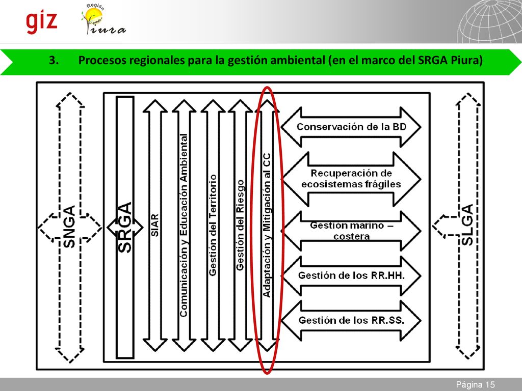 Procesos regionales para la gestión ambiental (en el marco del SRGA Piura)