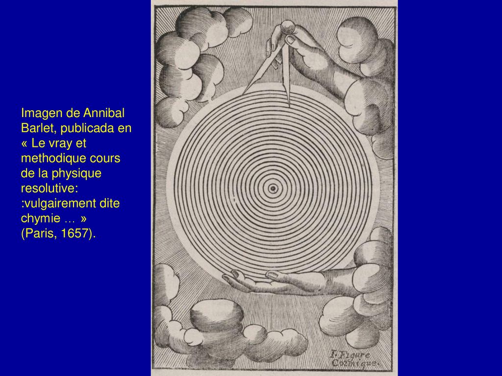 Imagen de Annibal Barlet, publicada en. « Le vray et. methodique cours. de la physique. resolutive: