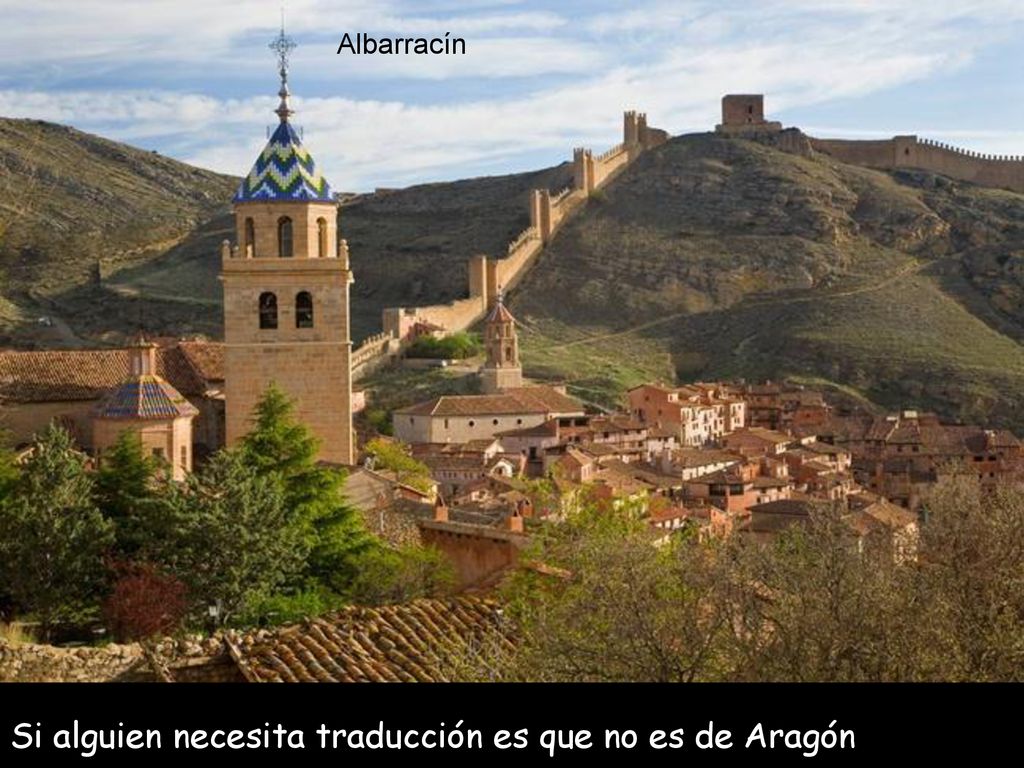 Si alguien necesita traducción es que no es de Aragón