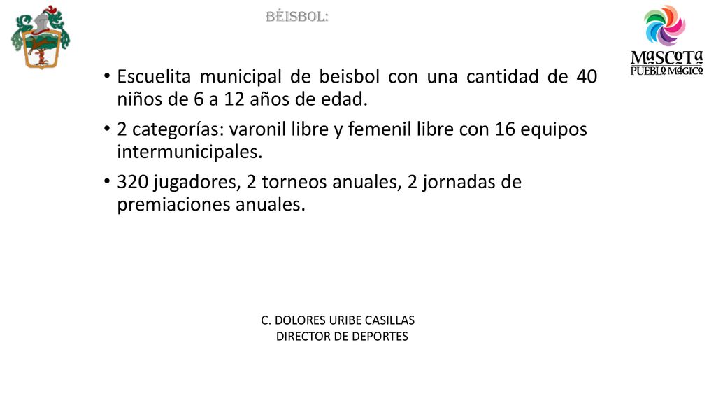320 jugadores, 2 torneos anuales, 2 jornadas de premiaciones anuales.