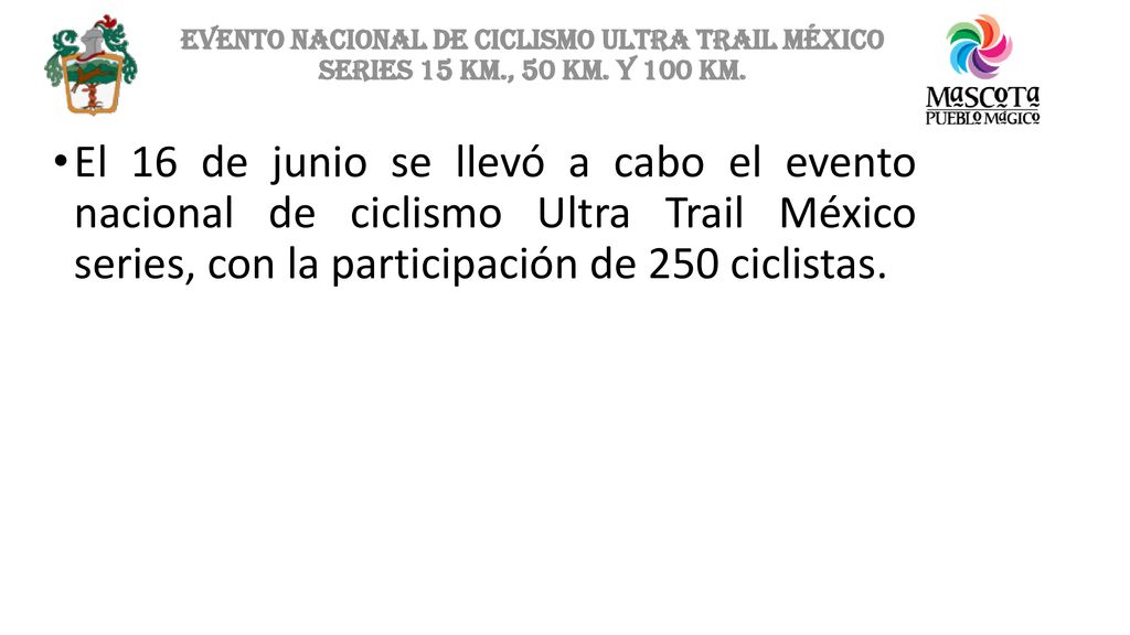 EVENTO NACIONAL DE CICLISMO ULTRA TRAIL MÉXICO SERIES 15 KM. , 50 KM