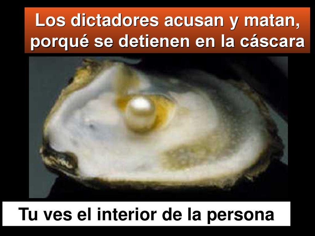 Los dictadores acusan y matan, porqué se detienen en la cáscara