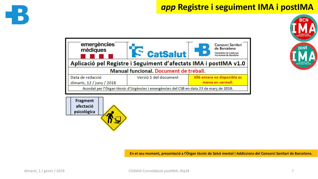 app Registre i seguiment IMA i postIMA Fragment afectació psicològica
